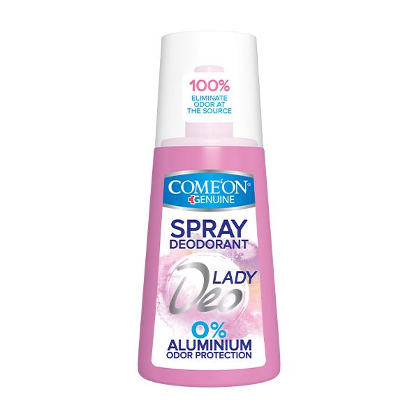 Come`on 0% Aluminium Spray Deodorant For Women