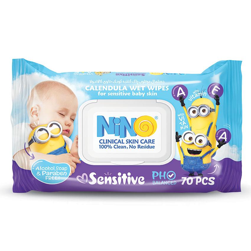 Nino Calendula Wet Wipes For Sensitive Baby Skin